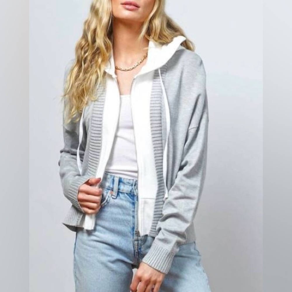 Central Park West | Layered Zip-Up Sweatshirts, M
